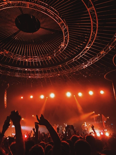 Concert d'Aaron Paul.